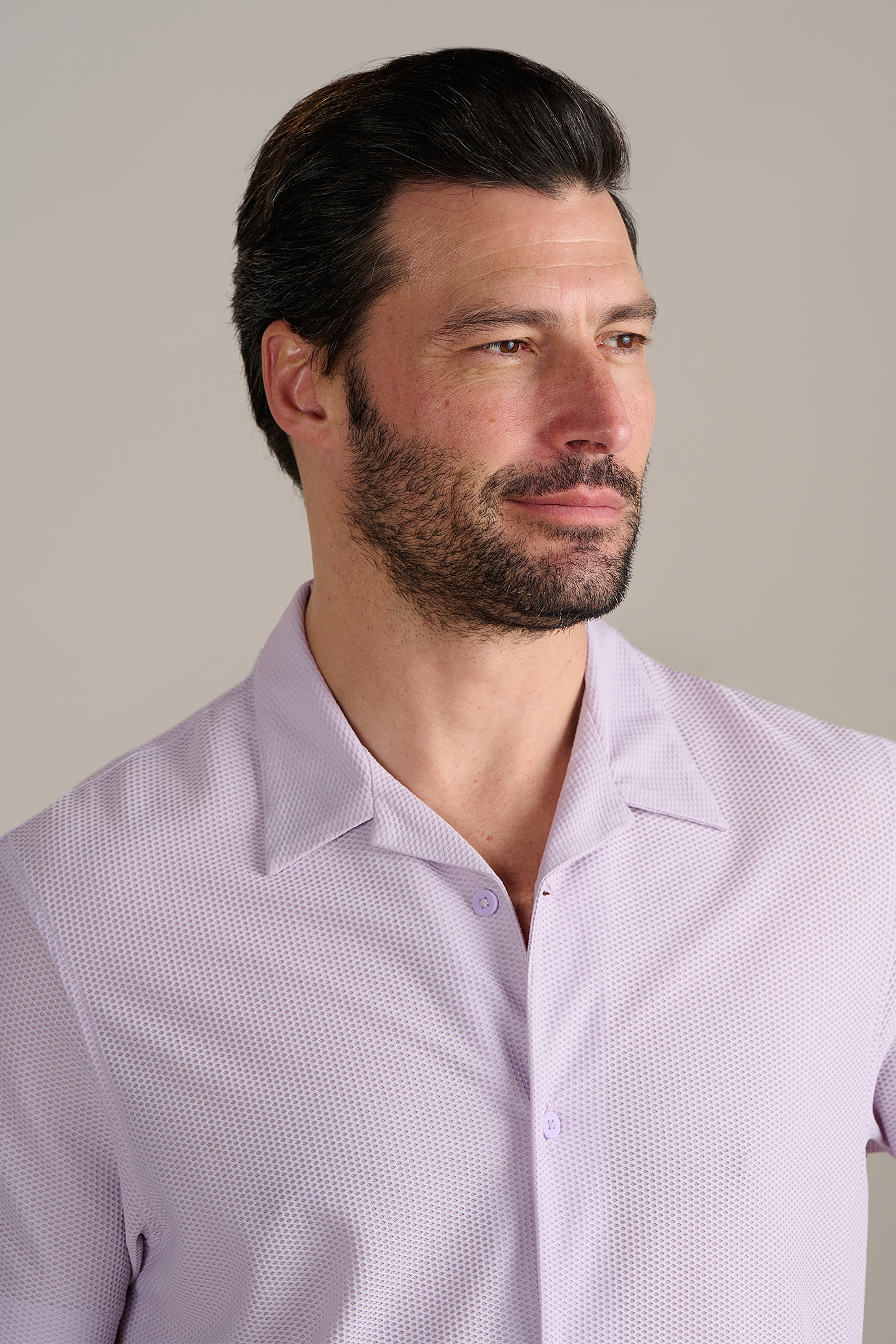 AIR Resort Shirt Solid // Lilac