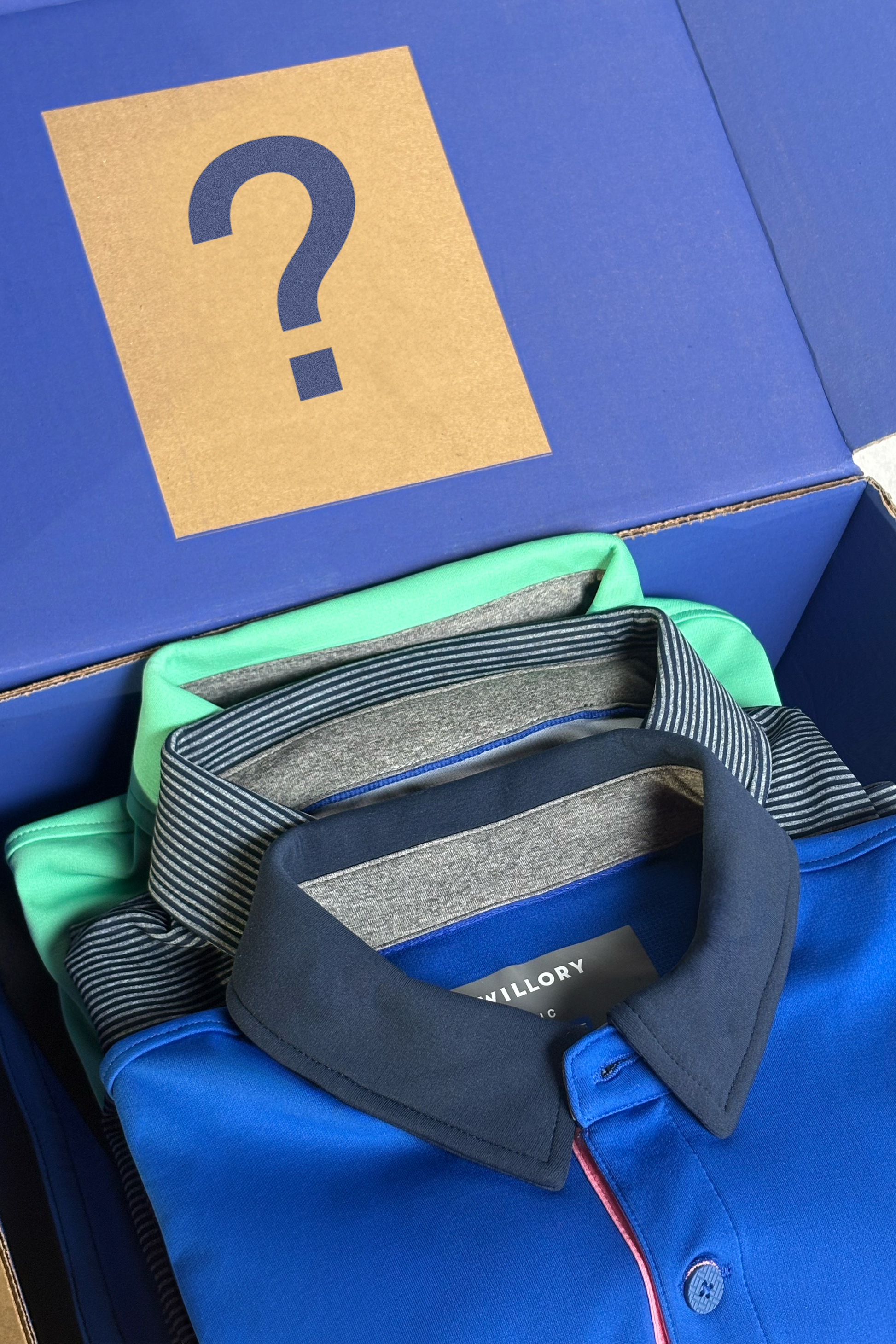 Polo Mystery Box: 3 Polos in Your Size