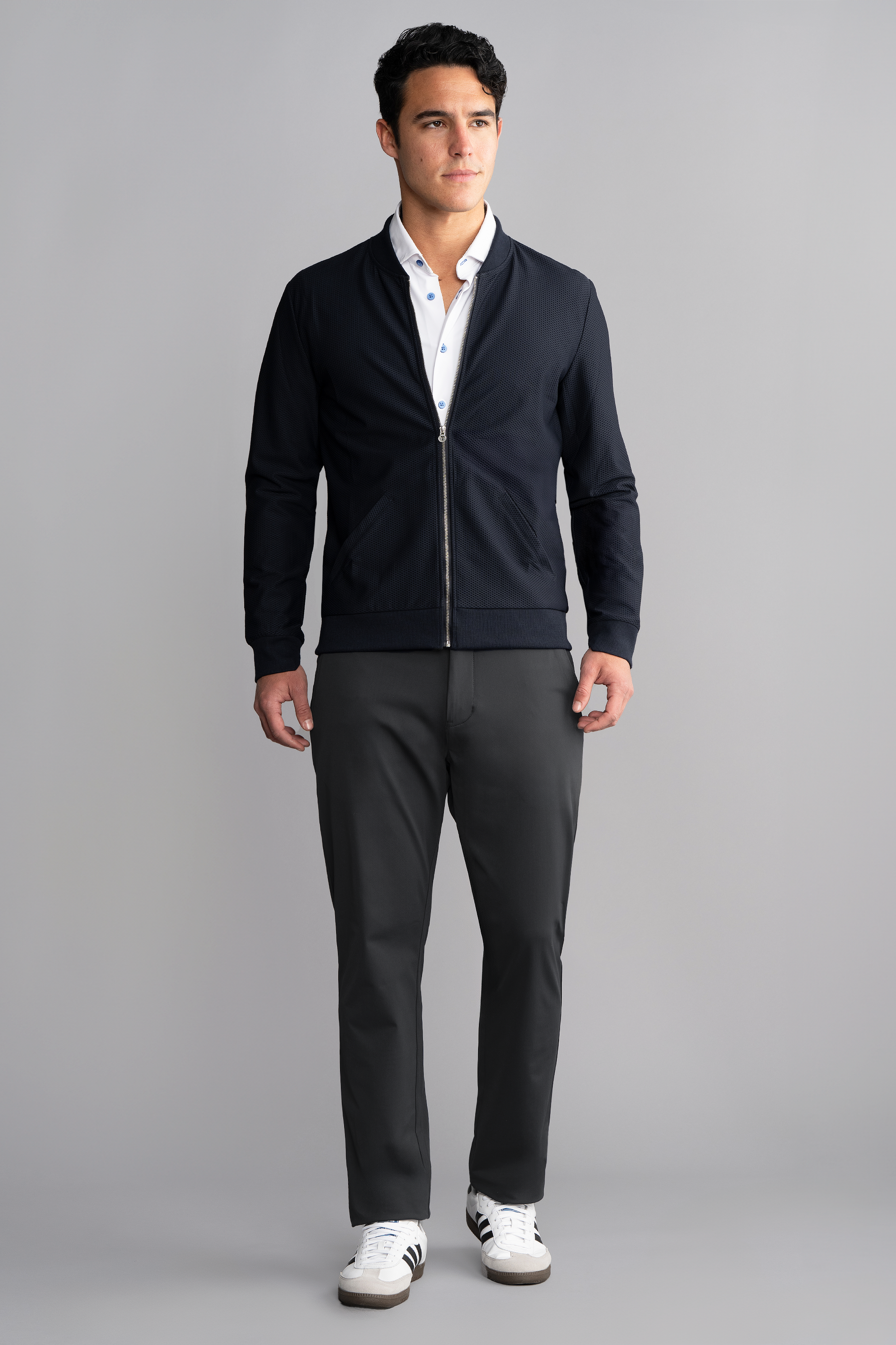 Men's Air Bomber Sweater with Zipper (Jacket Cardigan) Twillory Men's Air Bomber Sweater with Zipper (Jacket Cardigan) Twillory