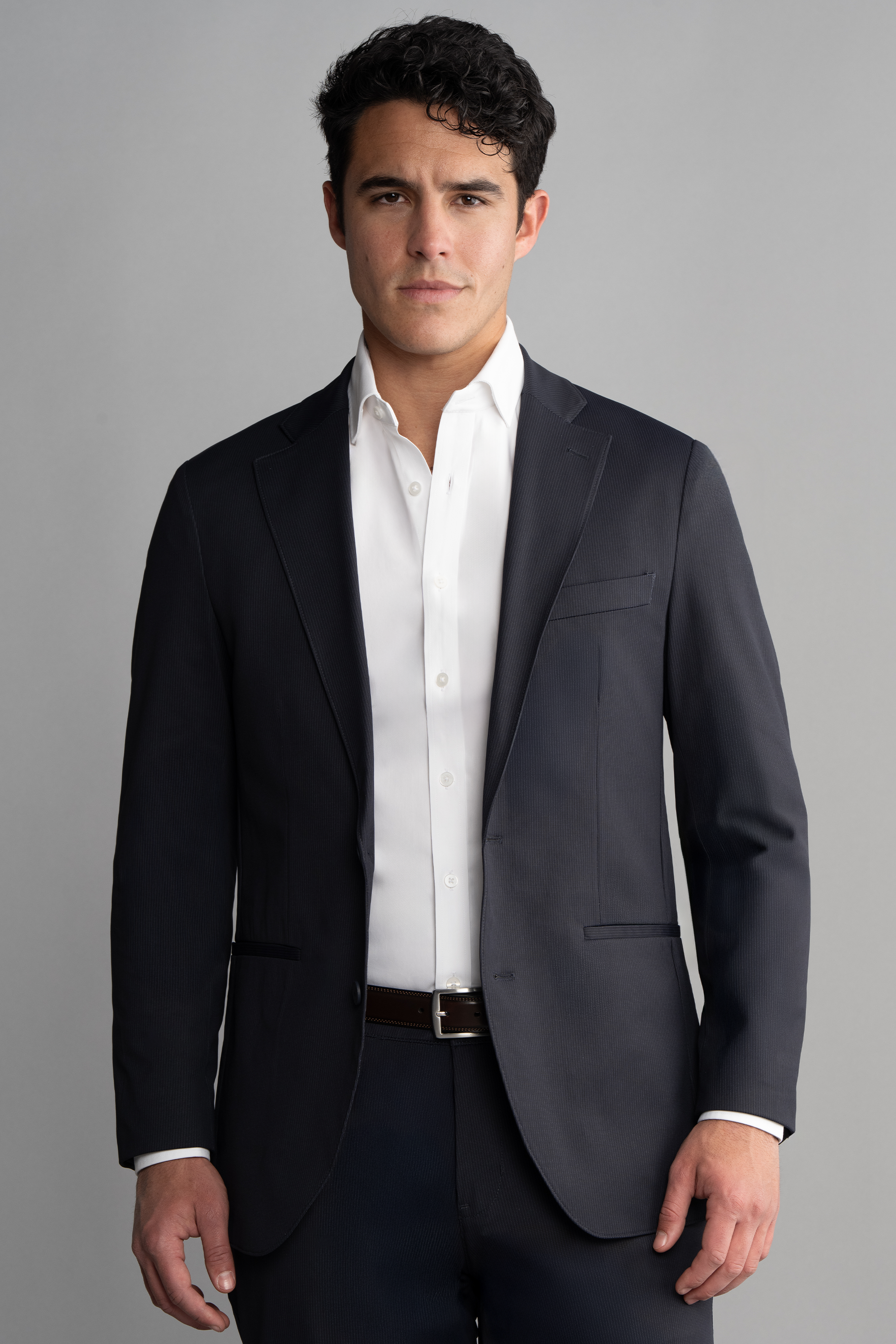 Performance Blazer // Navy Pin Stripe