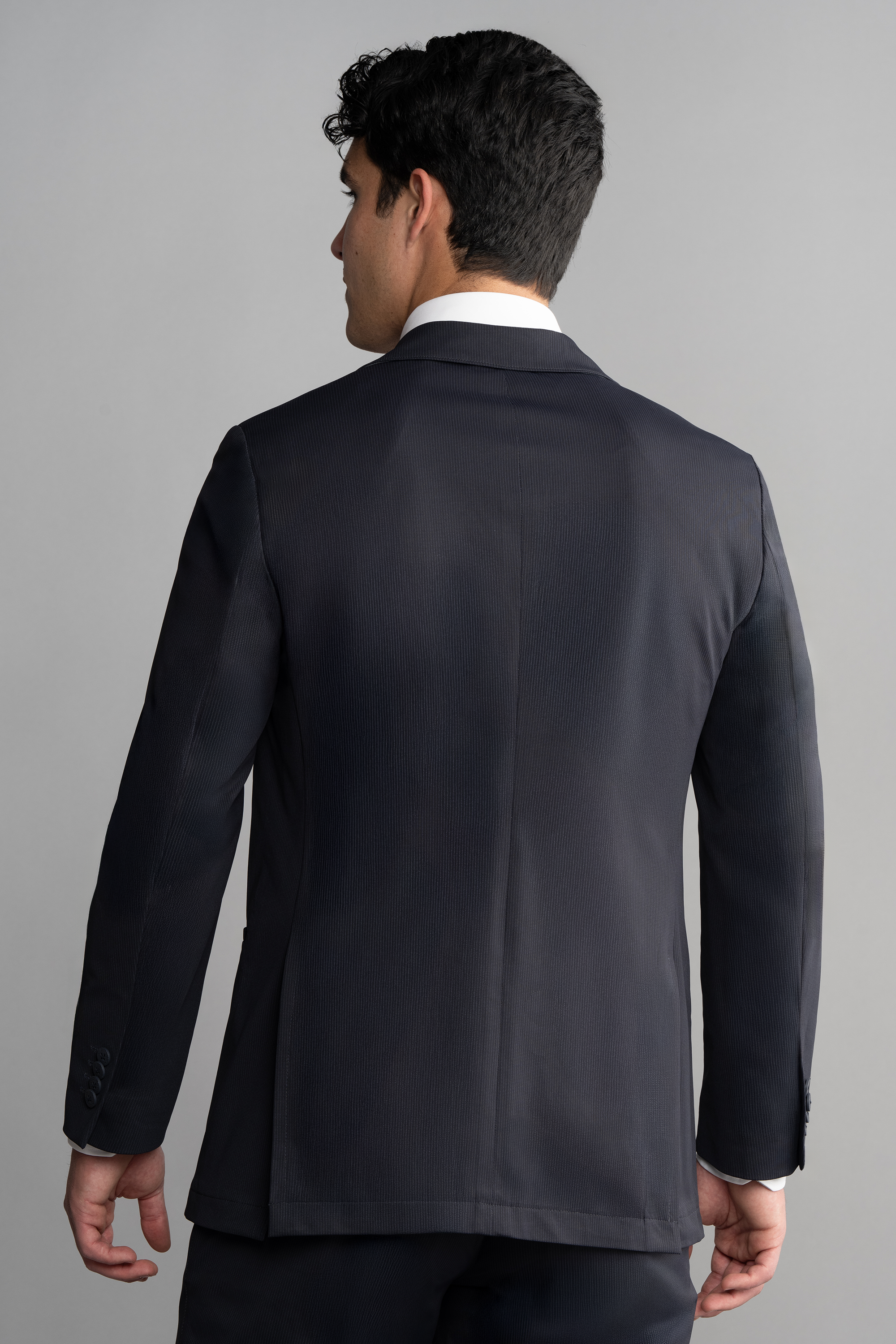 Performance Blazer // Navy Pin Stripe