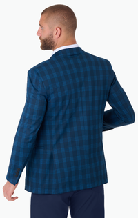 Performance Blazer // NAVY BLUE PLAID