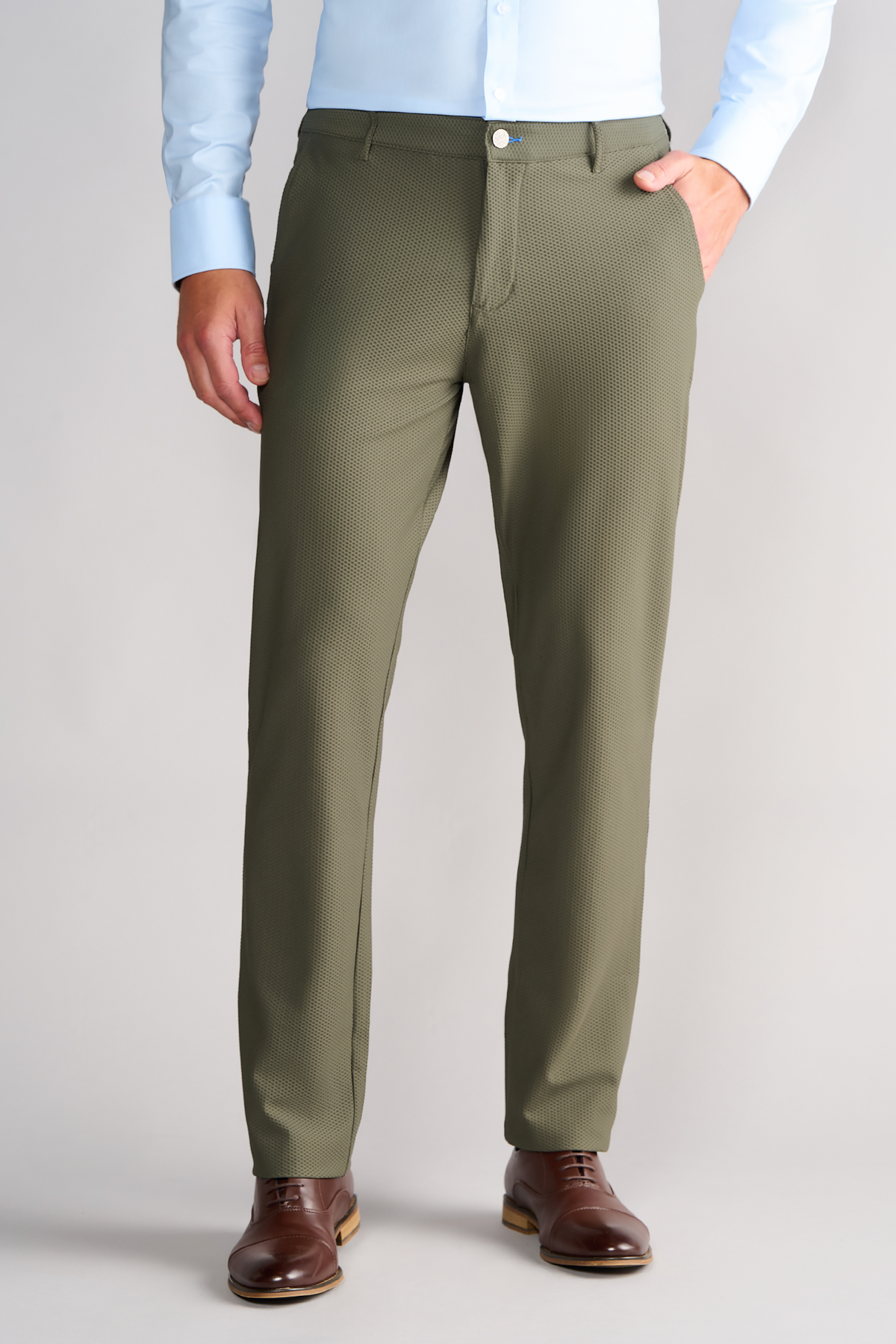 Men's Air Pants Olive Tailored - Multicolor - Non Iron - Comfortable 4 Way Stretch - W-32 L-30 - by Twillory Men's Air Pants Olive Tailored - Multicolor - Non Iron - Comfortable 4 Way Stretch - W-32 L-30 - by Twillory