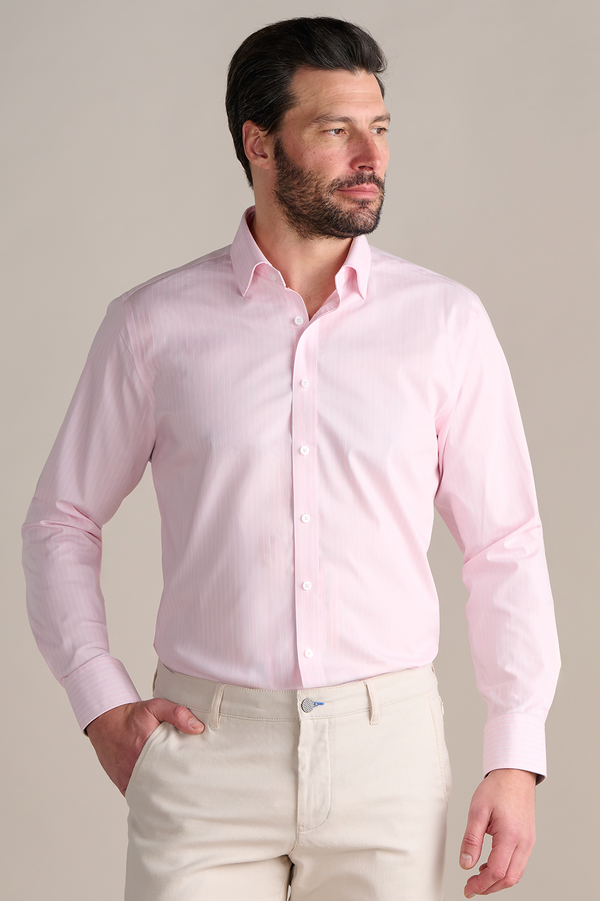 most comfortable dress shirts for men Classic White Long Sleeve Button Down Tech Shirt It’s the perfect travel shirt Dress shirts weren’t made for