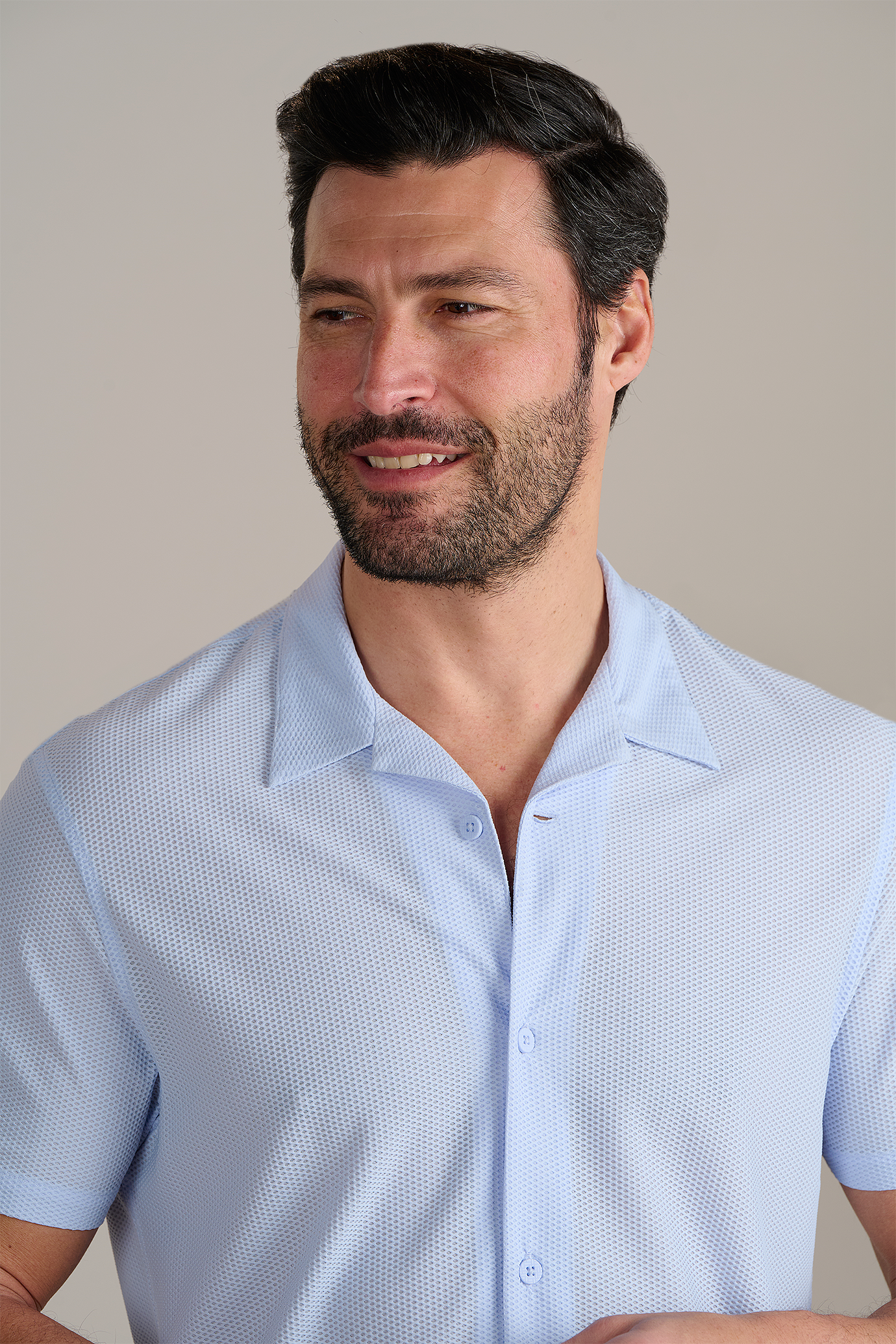 AIR Resort Shirt Solid // Powder Blue