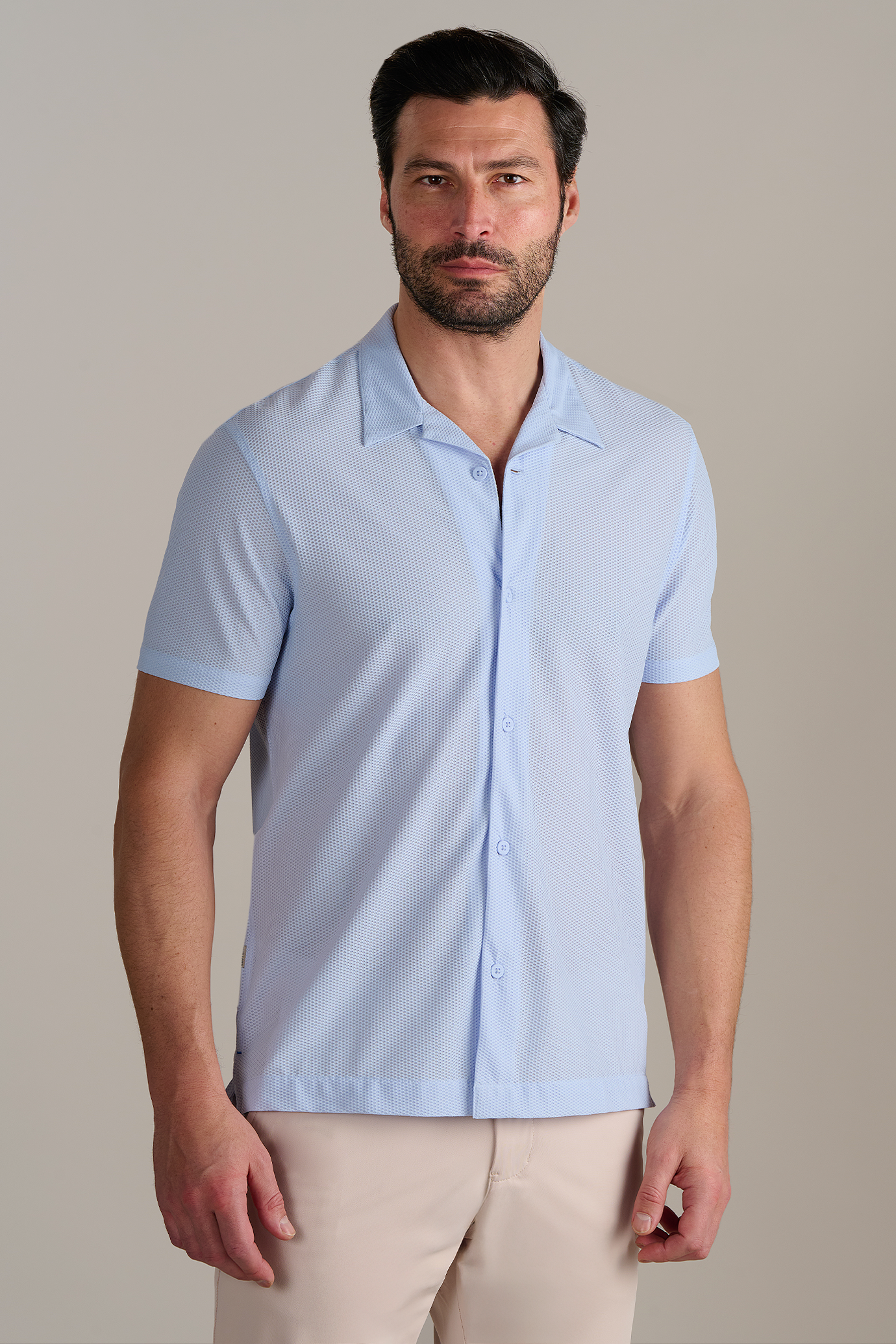 AIR Resort Shirt Solid // Powder Blue
