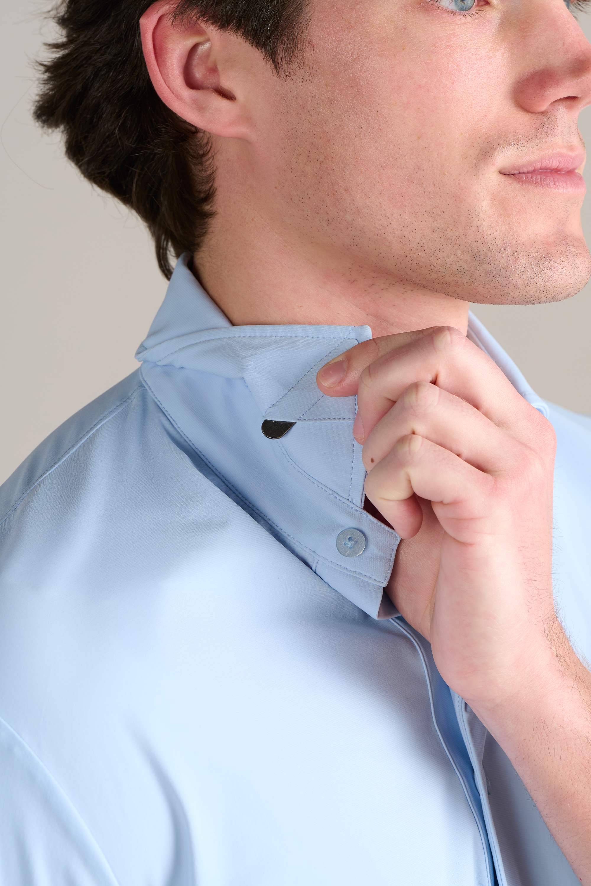 Event Polo Solid // Powder Blue