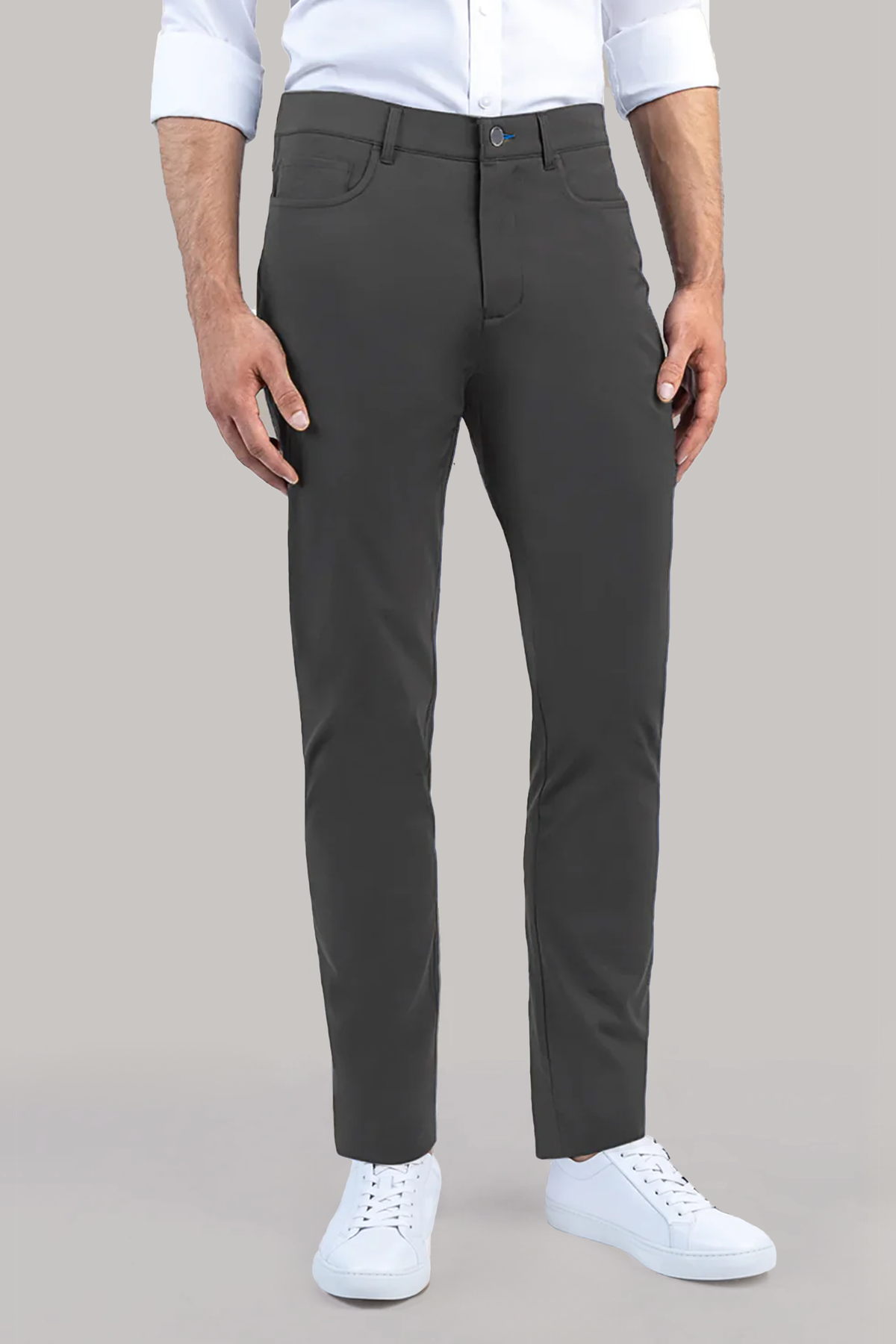 Best Men's Grey 5 Pocket Pants (Performance, Stretch) | Twillory®