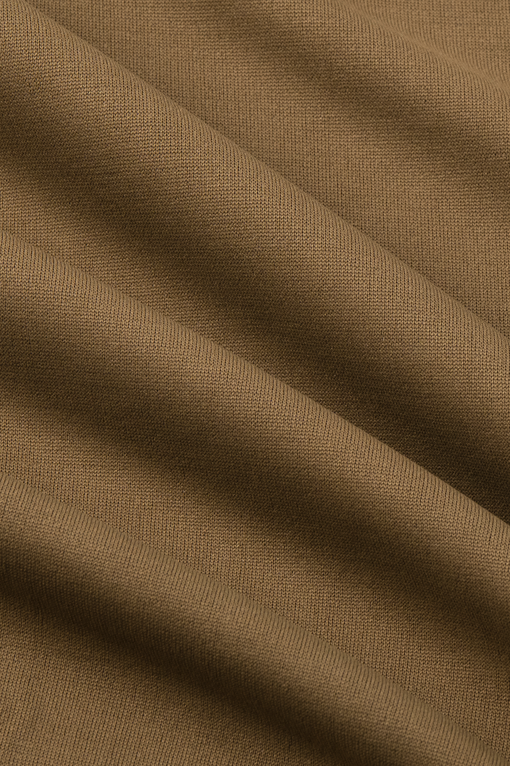 Short Sleeve Polo Solid // Tobacco