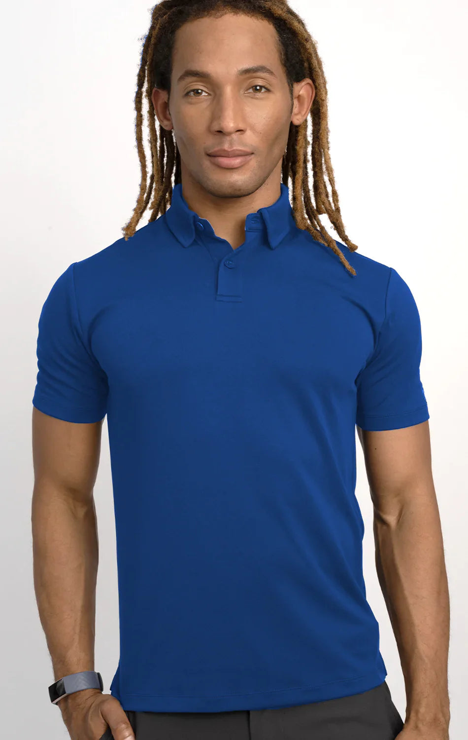 Short Sleeve Polo Solid // Twilight