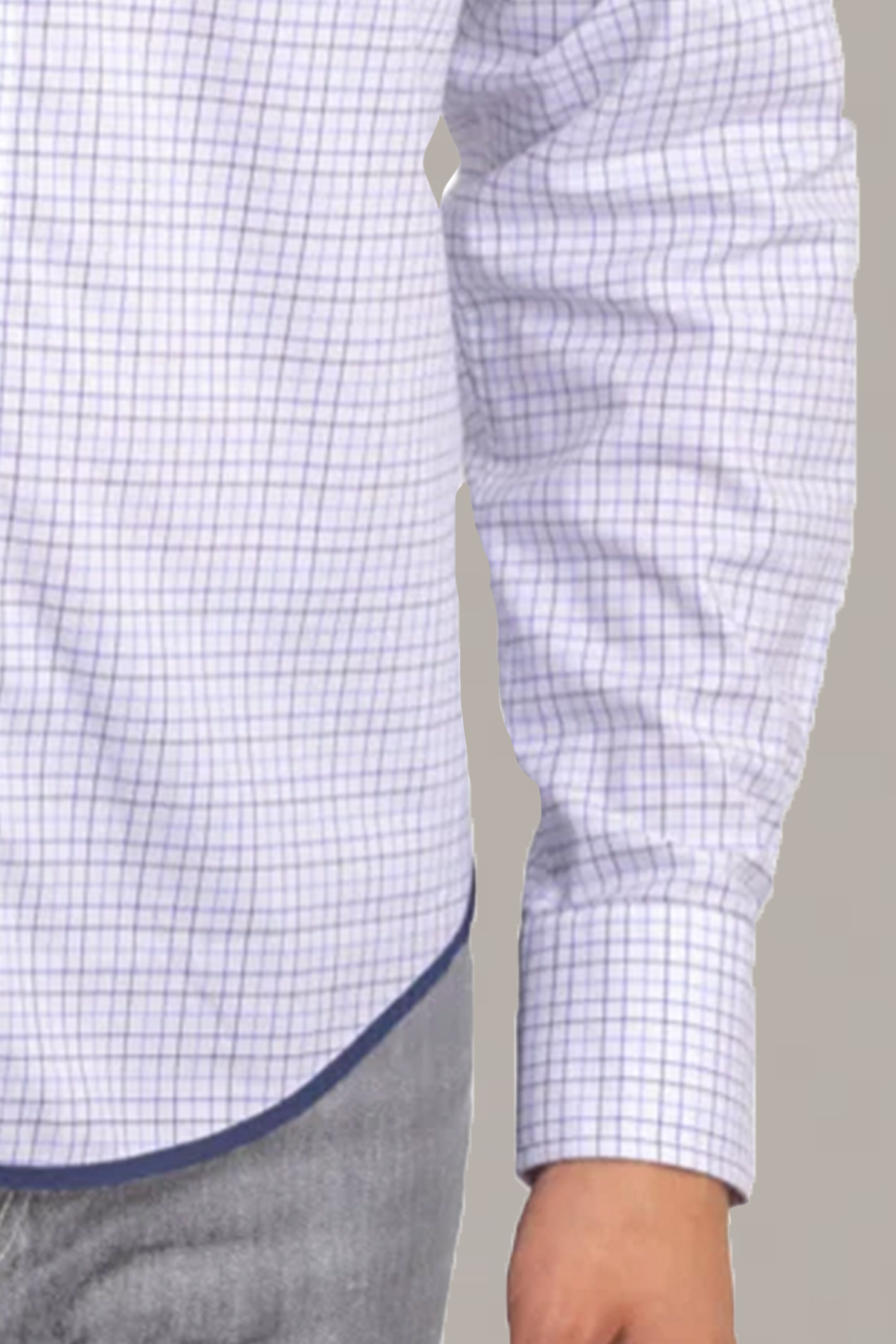 untuck(able) Tri-Blue Windowpane