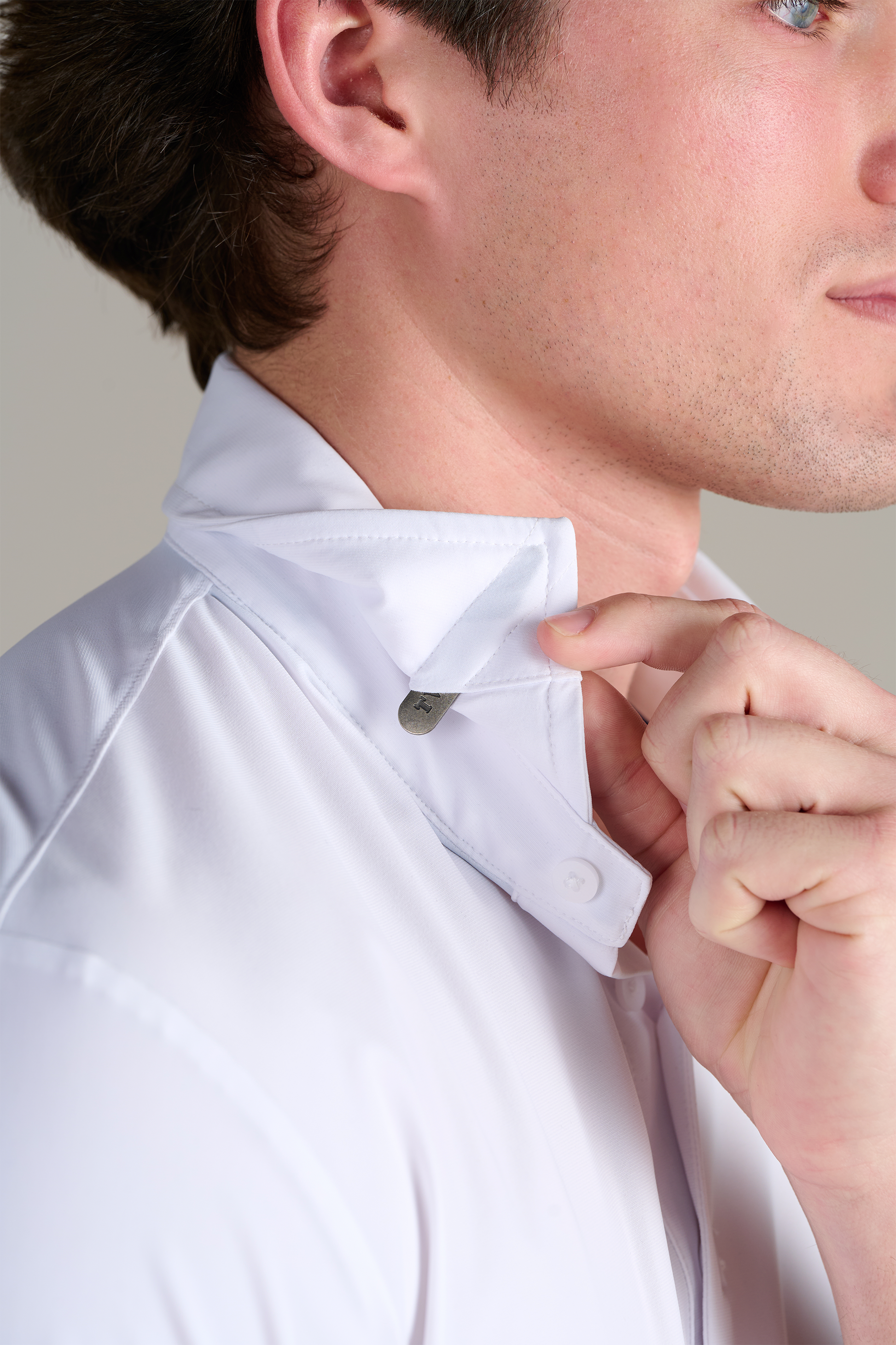 dress collar polo shirt The Original White Original Original / 2XL / White Crafted from 100% ultra Polo Ralph Lauren Men's Pinpoint