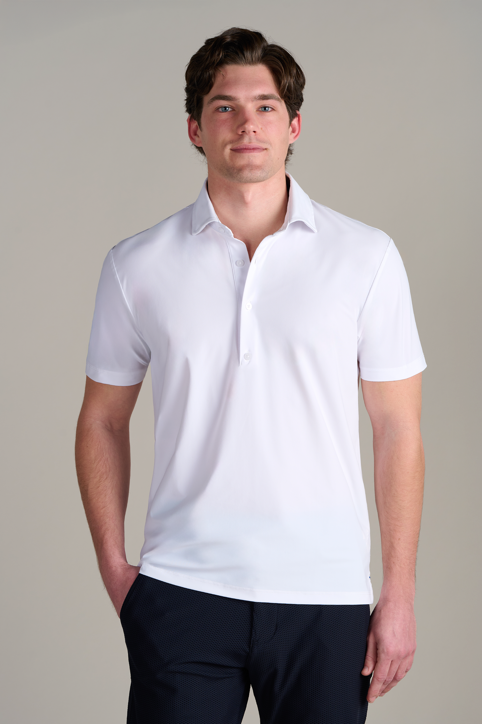 Event Polo Solid // White