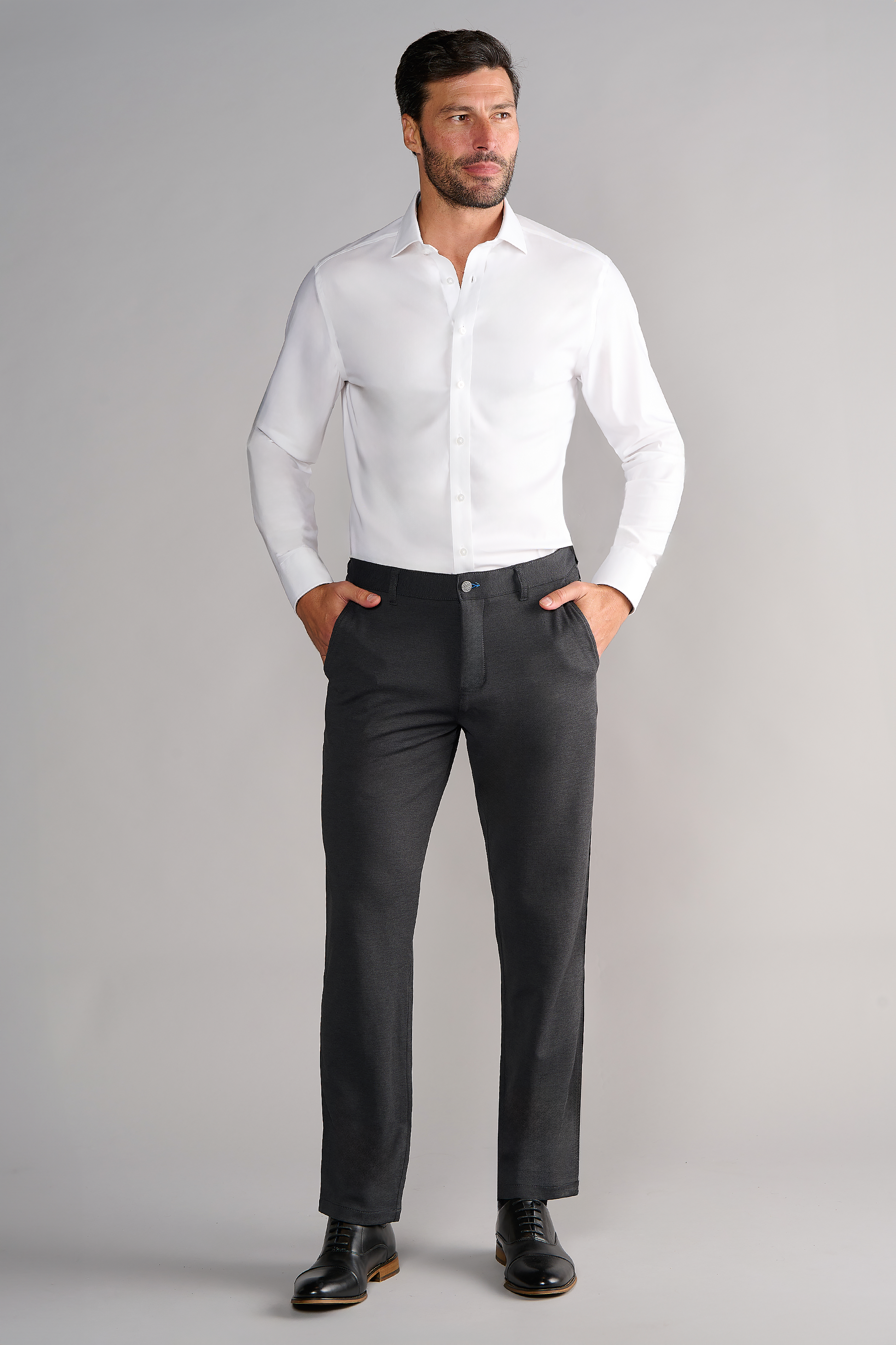 Men's White Performance Dress Shirt (Best Moisture Wicking & Breathable) Twillory Men's White Performance Dress Shirt (Best Moisture Wicking & Breathable) Twillory