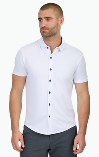 Performance Short Sleeve Button Down Polo