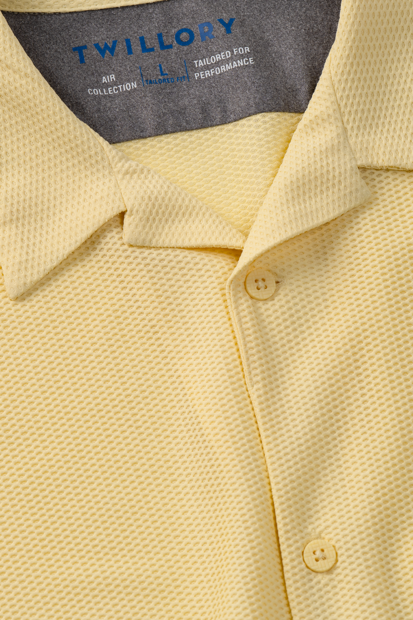 AIR Resort Shirt Solid // Yellow