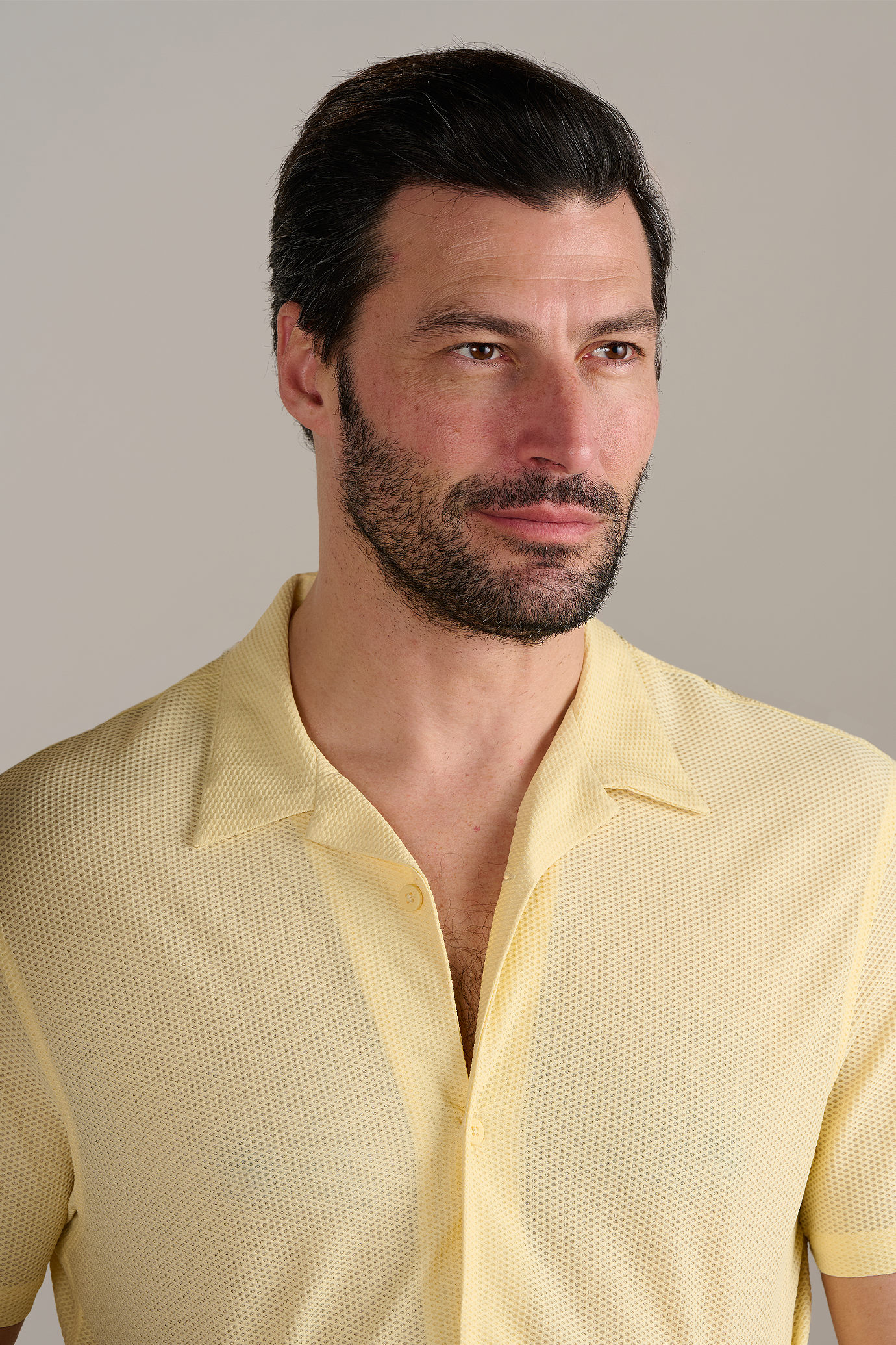 AIR Resort Shirt Solid // Yellow