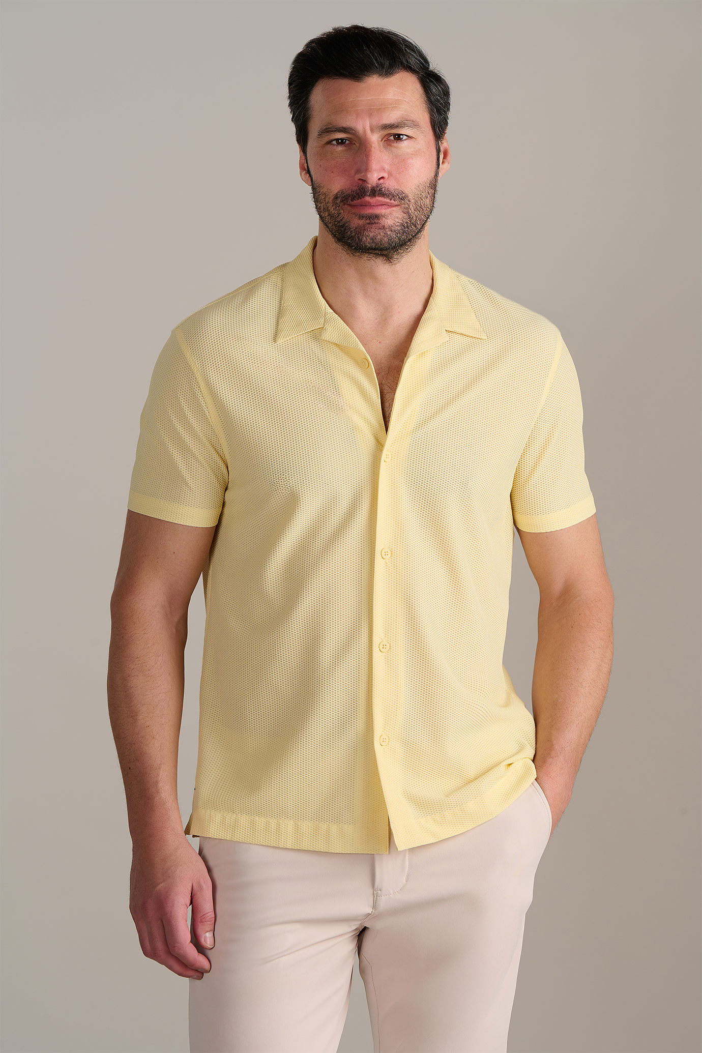 AIR Resort Shirt Solid // Yellow