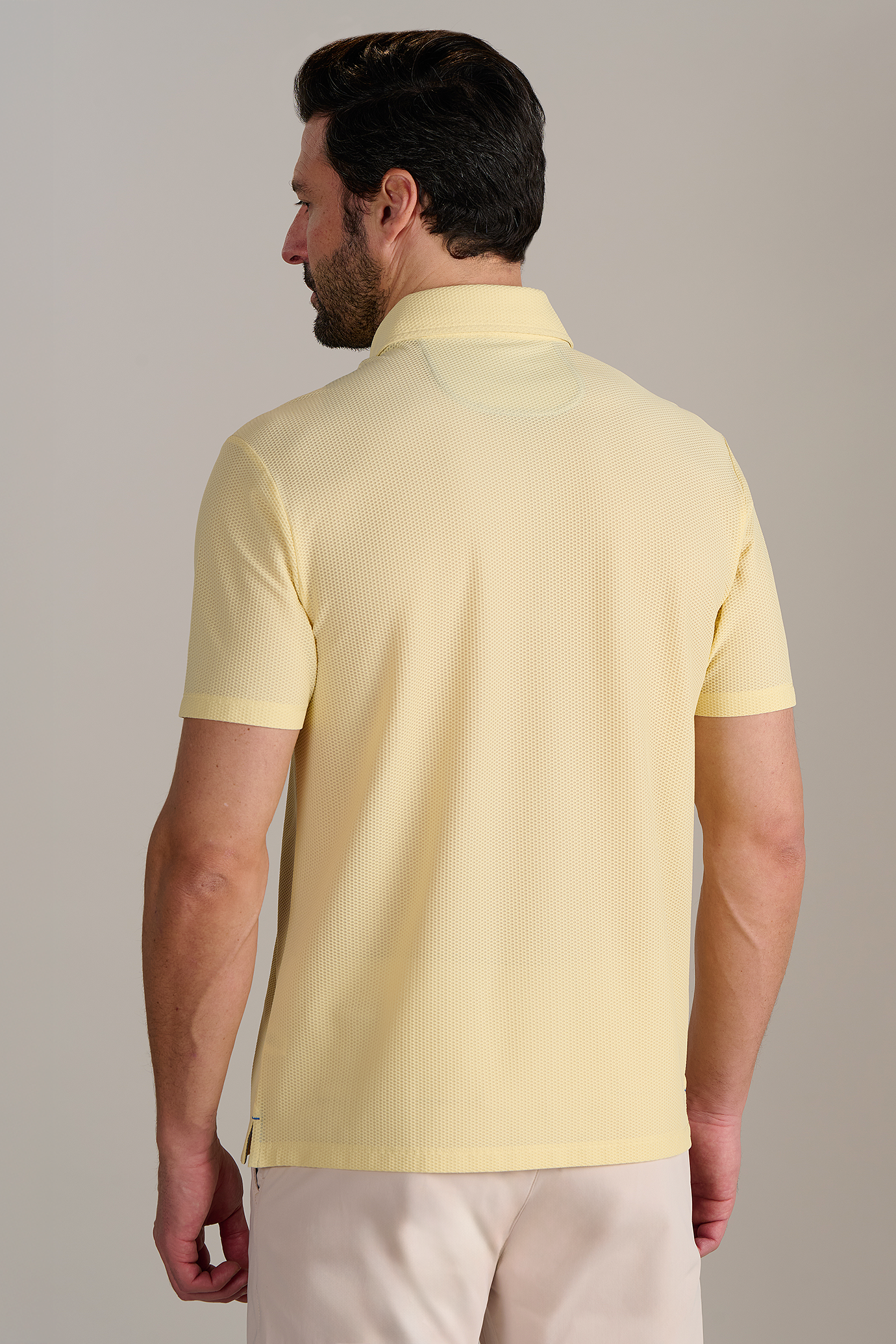 AIR Zip Polo Solid // Yellow