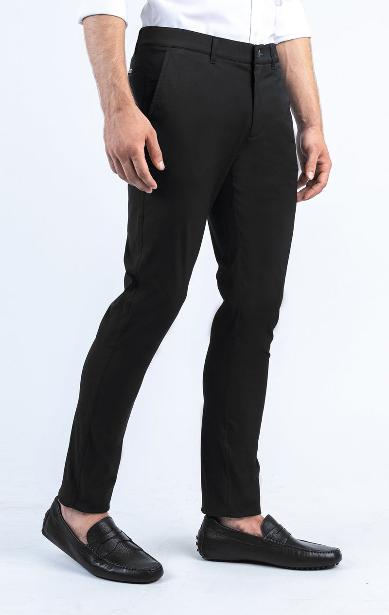 Theory Black Business Casual Cotton Dress Pants Size 12 Pockets Zipper Belt  Loop