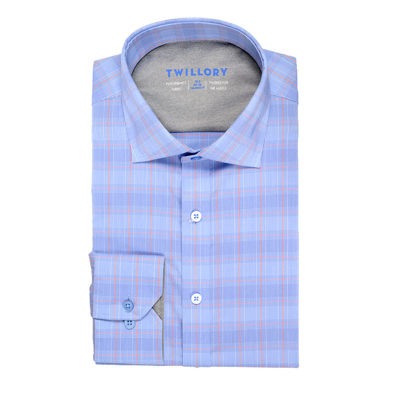 Prince Tailored Fit Performance Twill Button Down