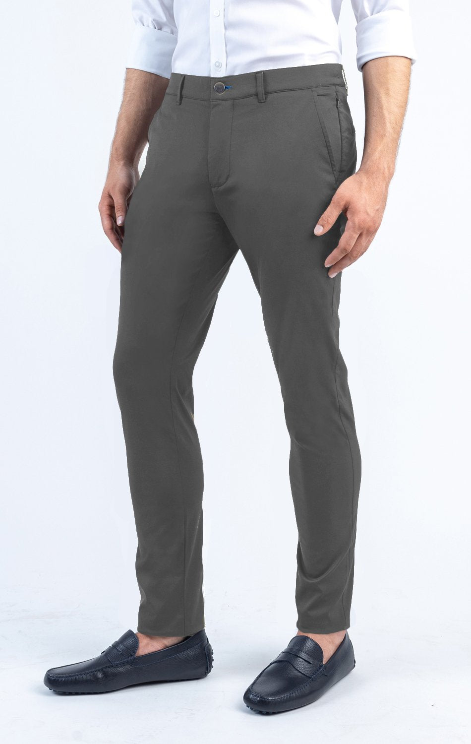 Performance Dress Pants (Charcoal - Tailored Slacks)