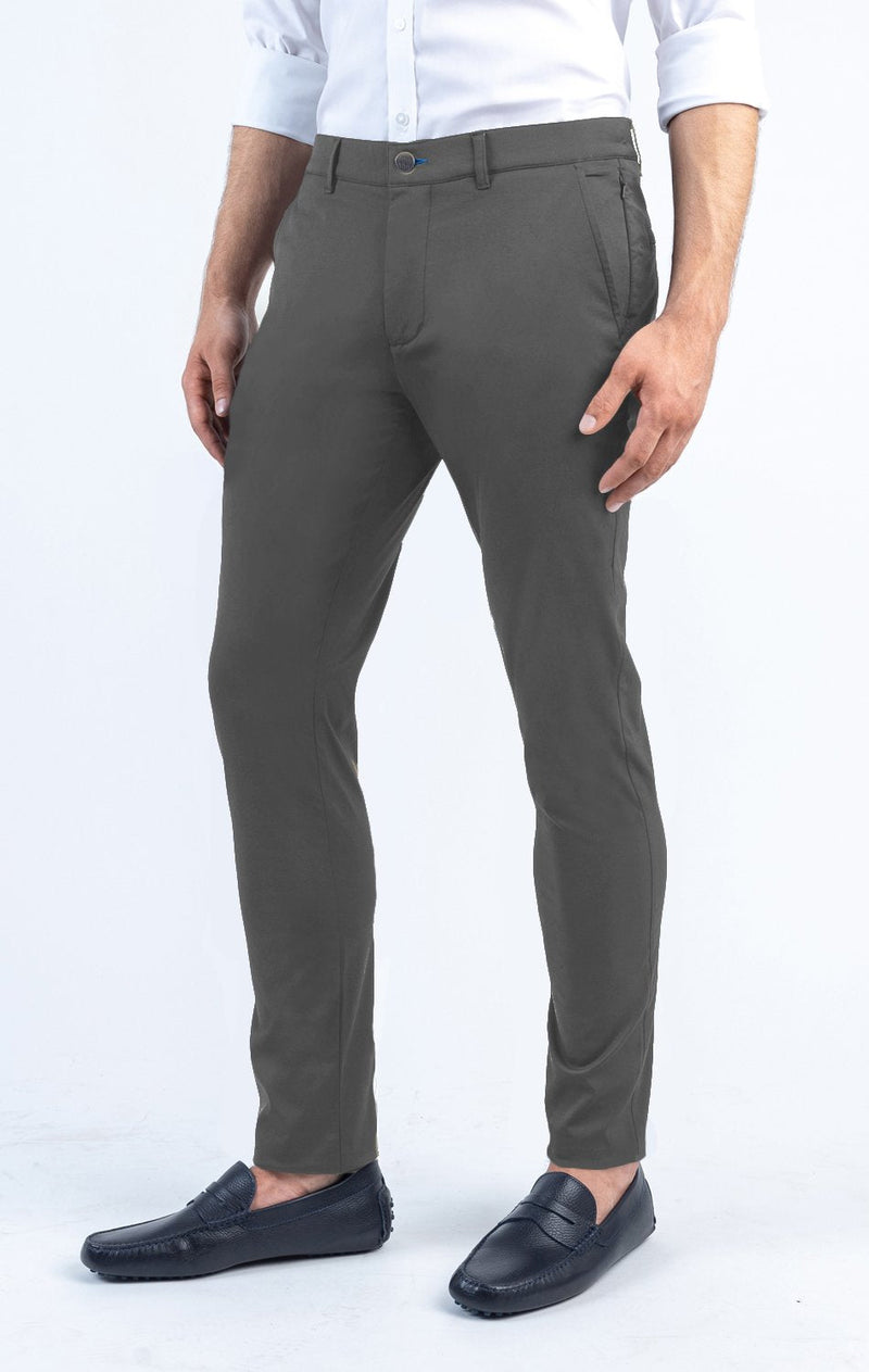 Men Cargo Khakis Pants Tapered Cuffed Joggers Sports Work Trousers