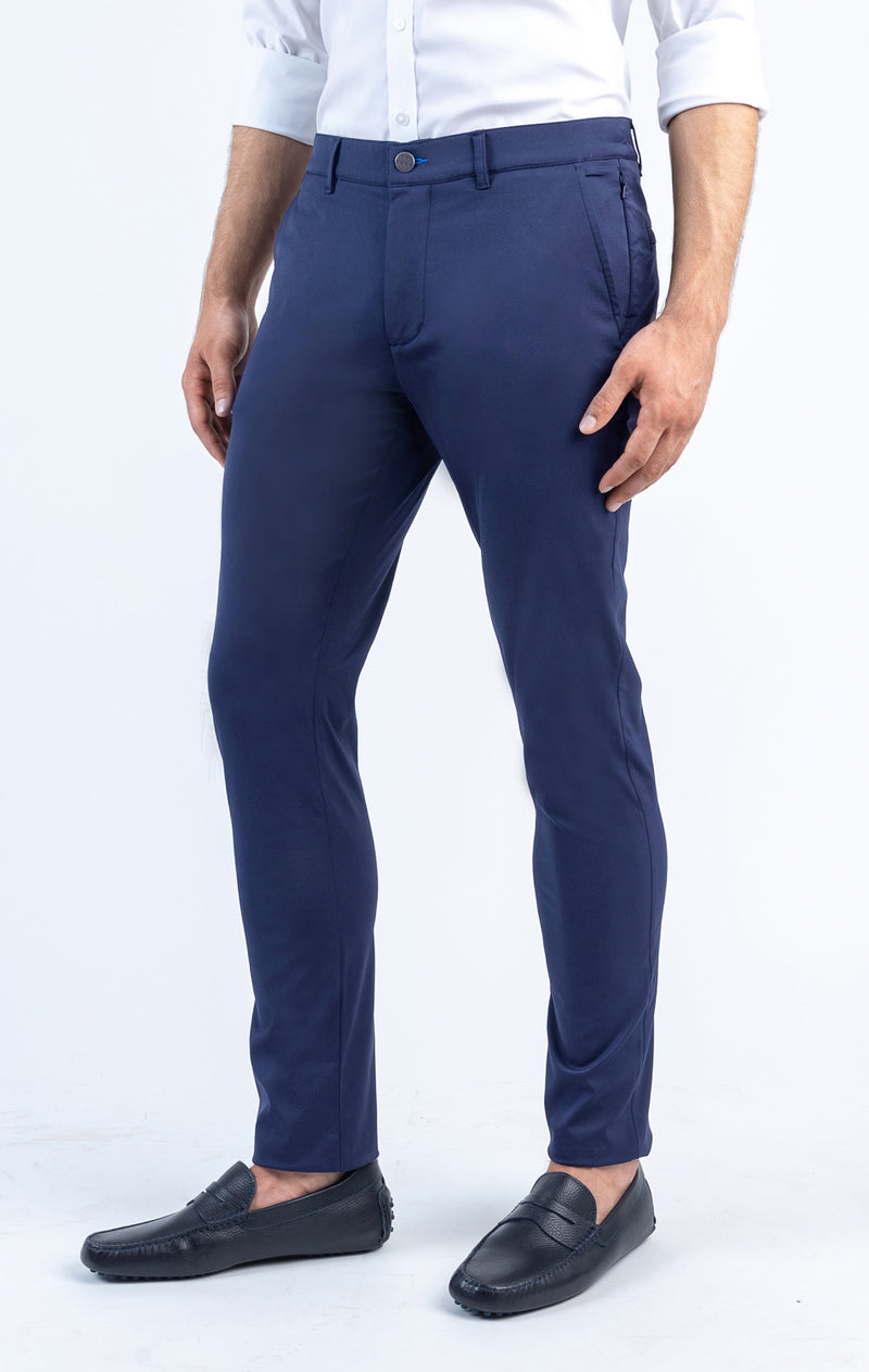 Performance Dress Pants (Blue - Tailored Slacks)