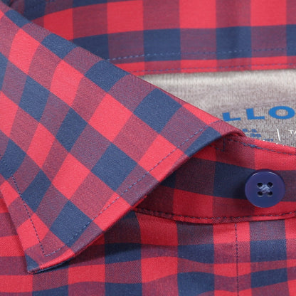 TRENDSETTER // Performance Red Blue Gingham