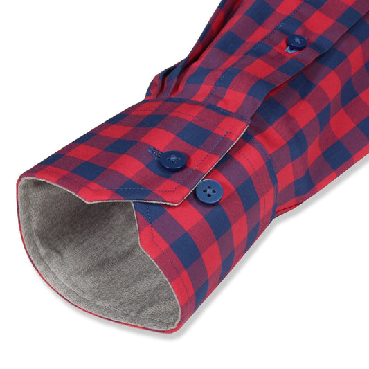 TRENDSETTER // Performance Red Blue Gingham