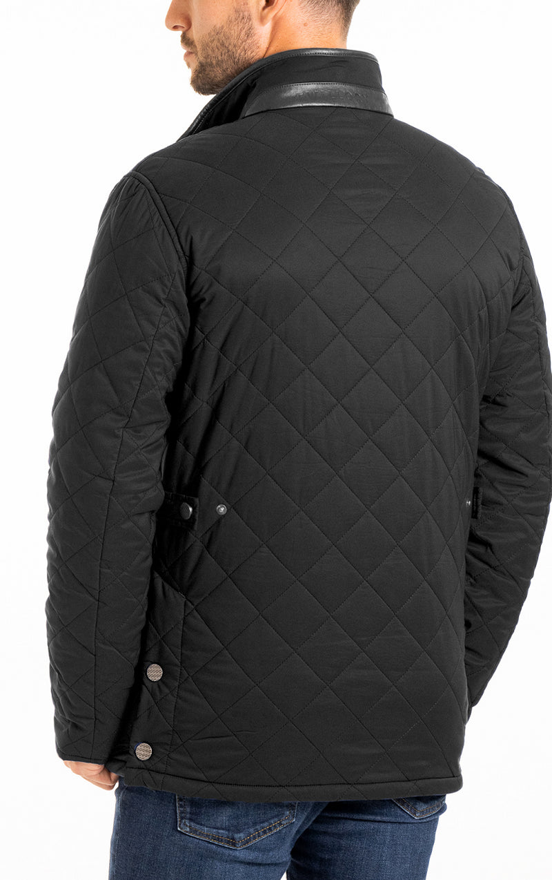 Men's Performance Quilted Sport Coat (Fleece-Lined Jacket)