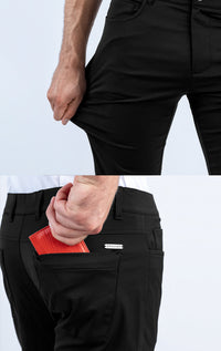 Brushed Twill 5 Pocket Pant - Black