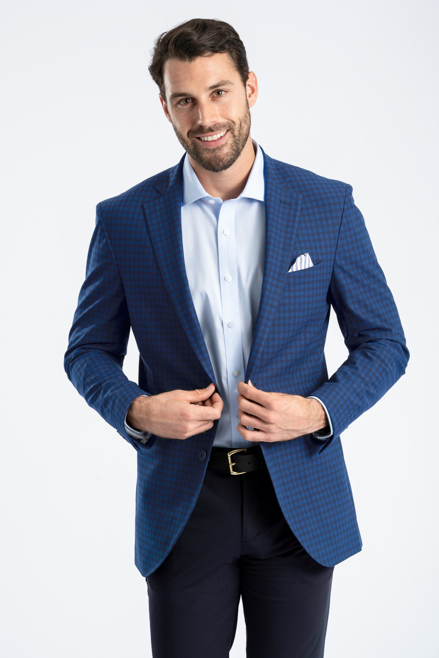 Performance Blazer // Blue Check - Short / 38 Performance Blazer // Blue Check - Short / 38