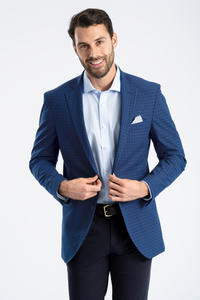 Performance Blazer // BLUE CHECK