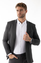 Performance Blazer // CHARCOAL MELANGE