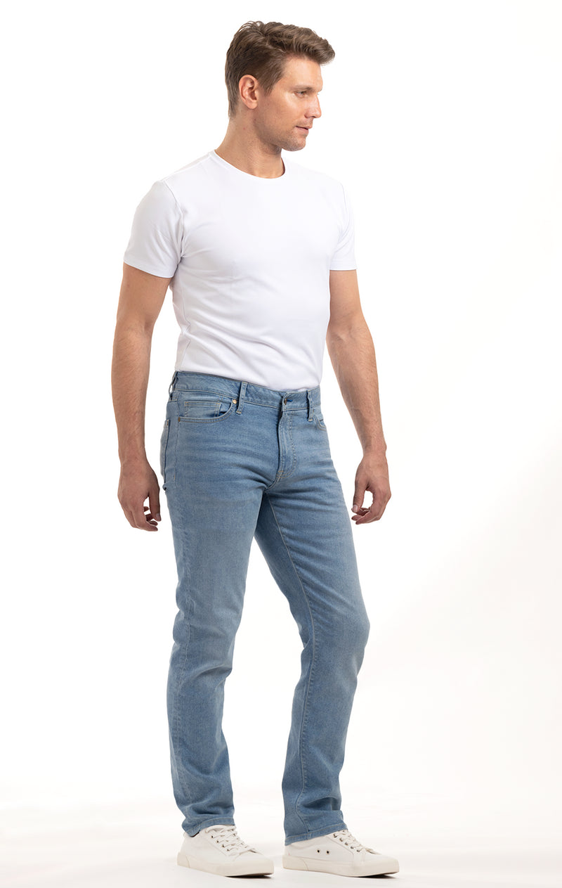 Men's Skinny Authentic Flex Jeans in Heney Wash