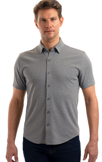 Performance Short Sleeve Button Down Polo