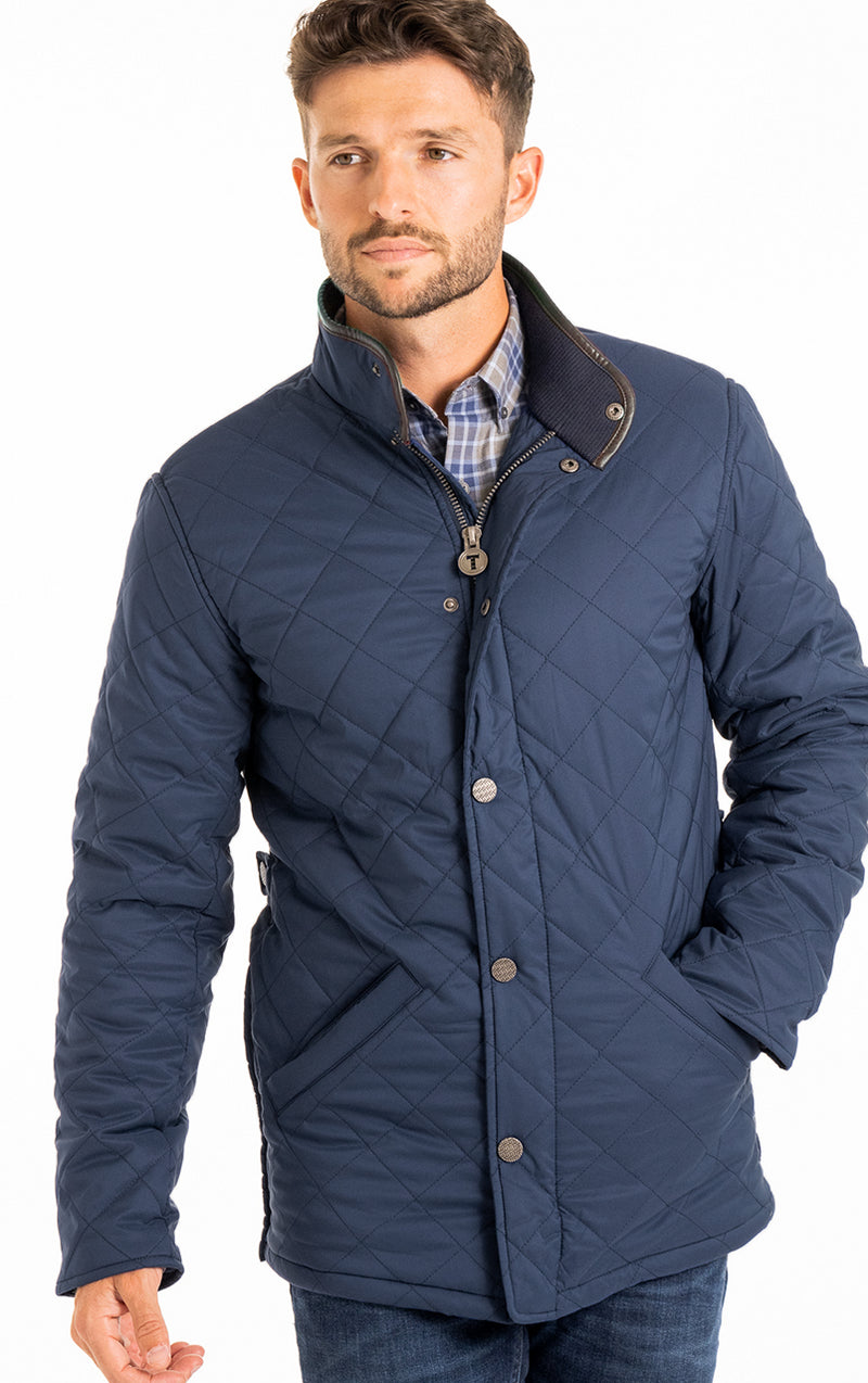 Men's Performance Quilted Sport Coat (Fleece-Lined Jacket)