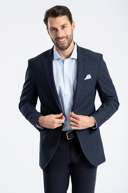 Performance Blazer // NAVY CHECK