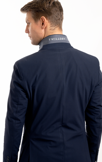 Performance Blazer // NAVY HOUNDSTOOTH