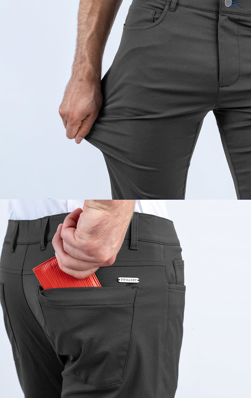 Slim Five-Pocket Pants for Men