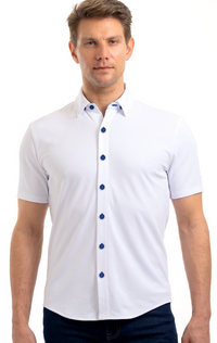 Performance Short Sleeve Button Down Polo