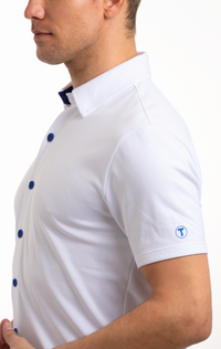 Performance Short Sleeve Button Down Polo